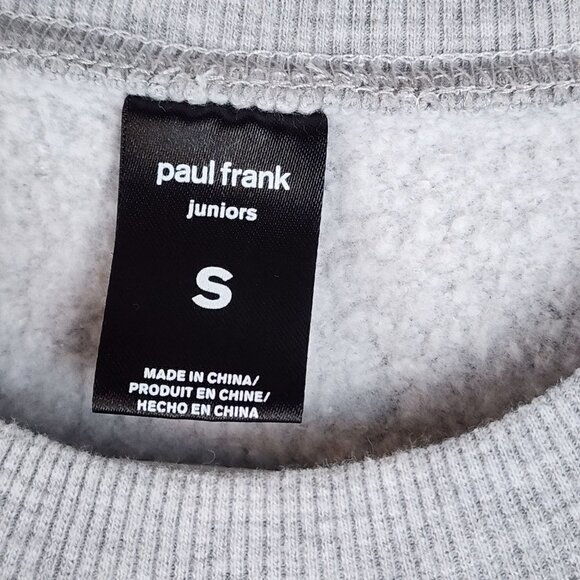 Paul Frank sweatshirt size S juniors gray Monkey Julius - Picture 4 of 10